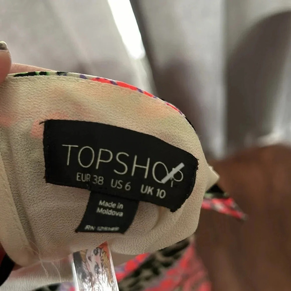 Pink Patterned Maxi Dress - Picture 4 of 4